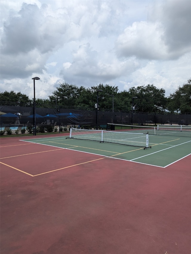 21510 Tallow Grove Ln, Katy, TX 77450 - view of tennis court featuring community basketball court