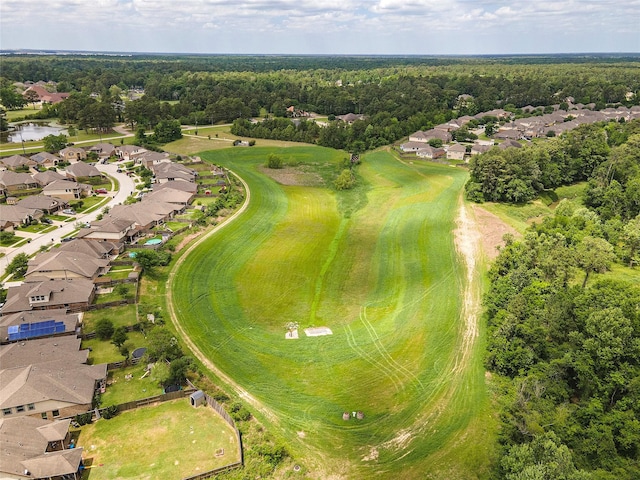 16611 River Wood Ct, Crosby, TX 77532 - birds eye view of property featuring a residential view and view of golf course