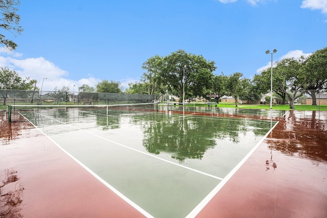 16614 Bentshire Way, Houston, TX 77058 - view of tennis court