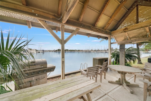 452 Mariners Dr, Kemah, TX 77565 - view of dock featuring a water view and boat lift