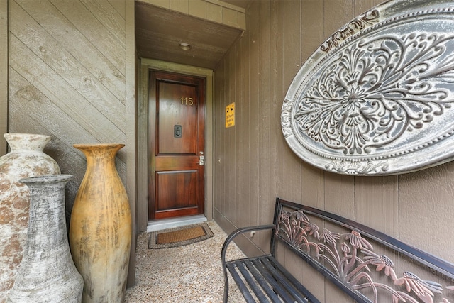 view of entrance to property