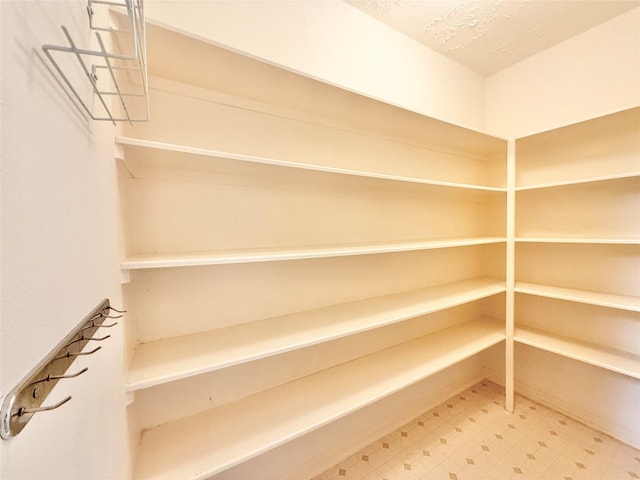 view of storage area