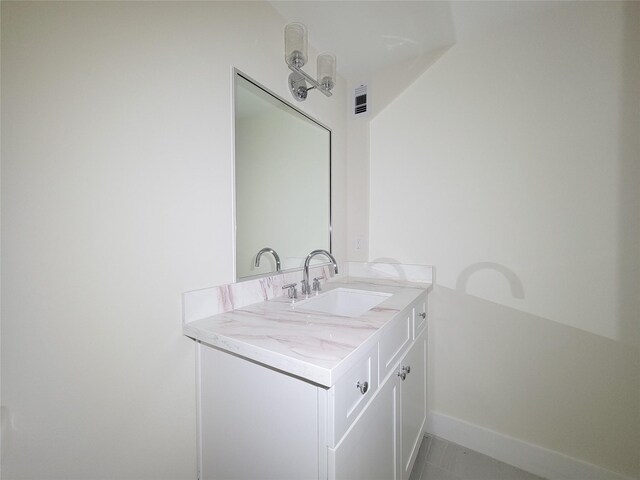 5931 Beall St A-B, Unit A-B Houston, TX 77091 - bathroom with visible vents, vanity, and baseboards