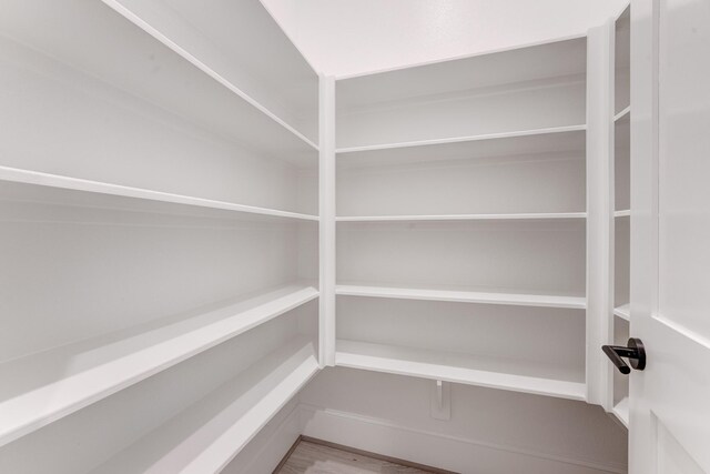 view of storage area