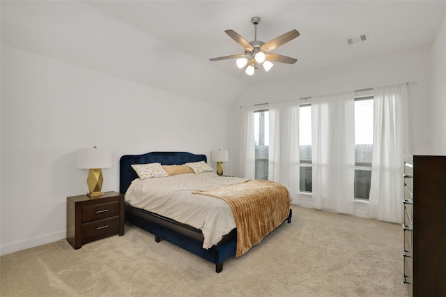 20514 Yearling Pasture Ln, Tomball, TX 77377 - bedroom with light colored carpet and a ceiling fan