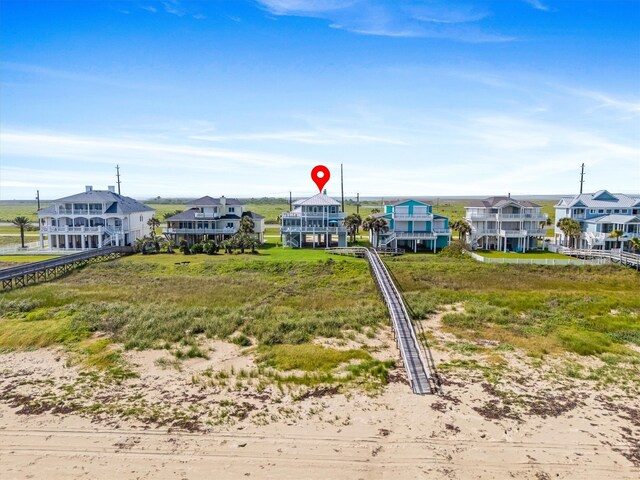 19427 Shores Dr, Galveston, TX 77554 - exterior space with a residential view