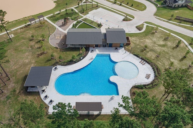 aerial view