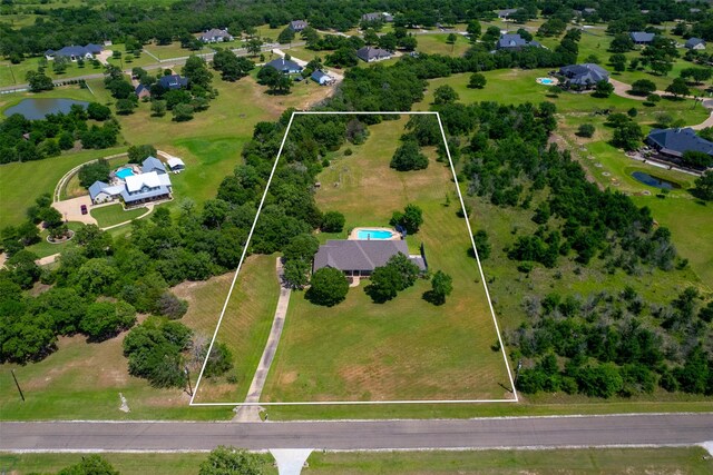 13671 Suzanne Pl, College Station, TX 77845 - aerial view with a water view
