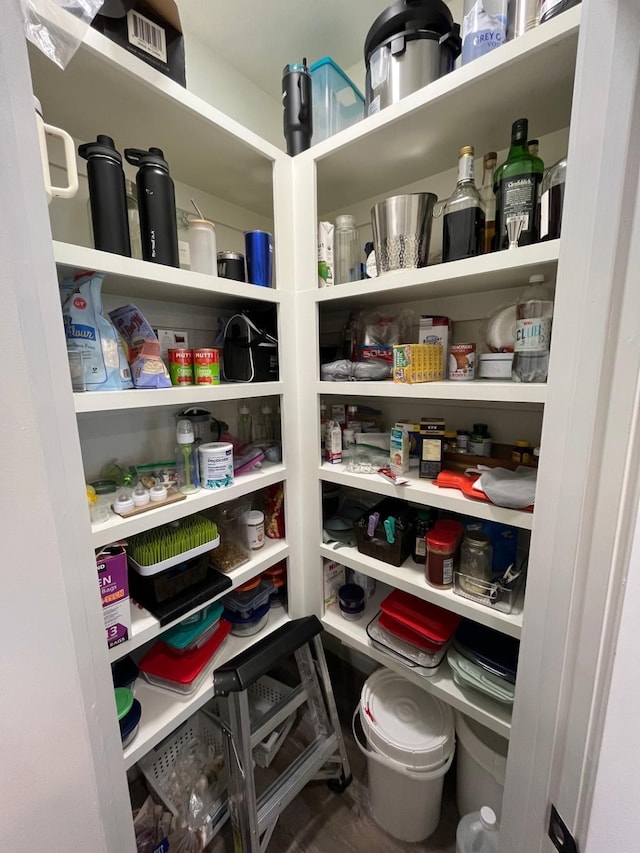 view of pantry