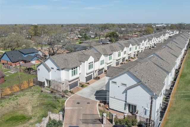 107 Knightsbridge Park Ln, Houston, TX 77018 - aerial view with a residential view