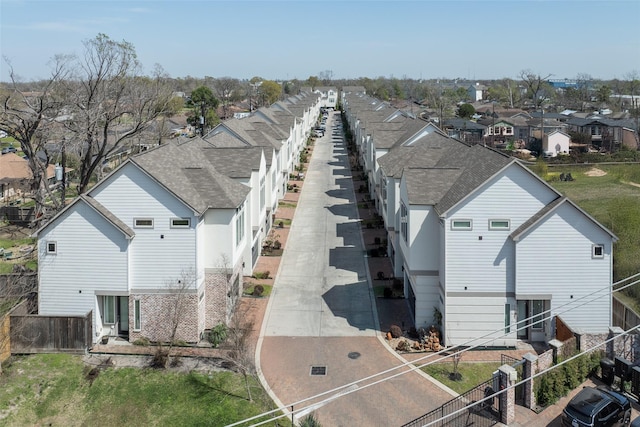 107 Knightsbridge Park Ln, Houston, TX 77018 - birds eye view of property featuring a residential view