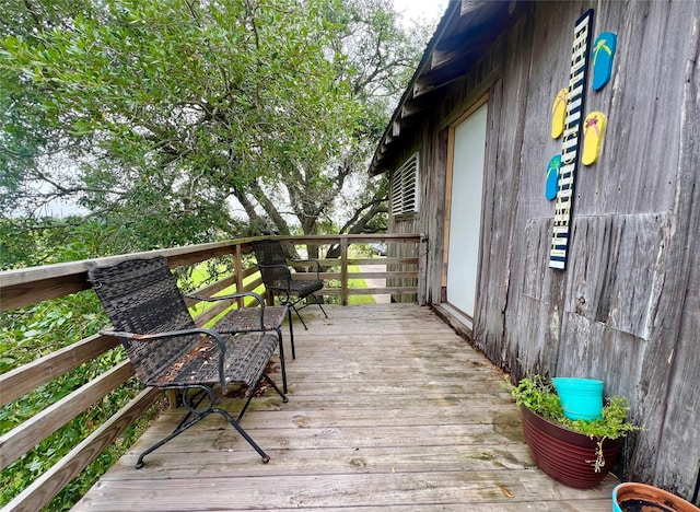 view of deck