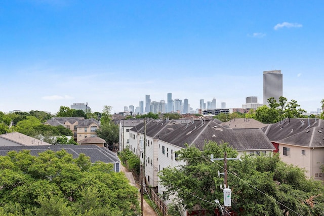 4705 Gibson St, Houston, TX 77007 - bird's eye view of a skyline view