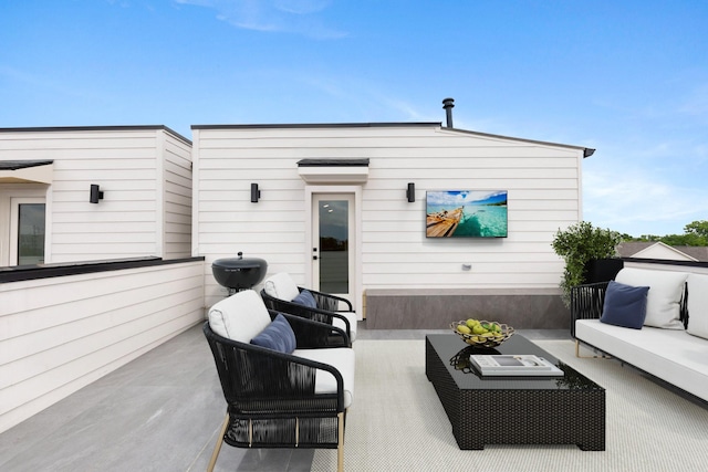 4705 Gibson St, Houston, TX 77007 - view of patio with an outdoor hangout area