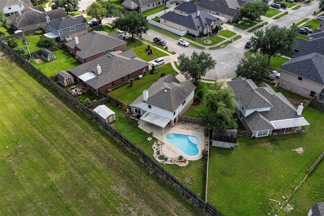 1918 N Everglades Dr, Deer Park, TX 77536 - drone / aerial view with a residential view