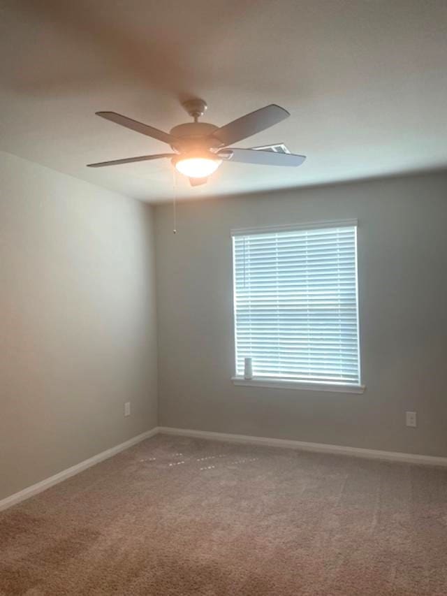 985 Harper Ln, Bryan, TX 77803 - carpeted spare room with a ceiling fan and baseboards