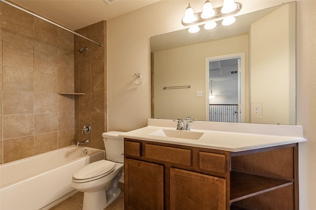 2623 Holbrook Springs Ln, League City, TX 77573 - full bath featuring vanity, toilet, and bathtub / shower combination