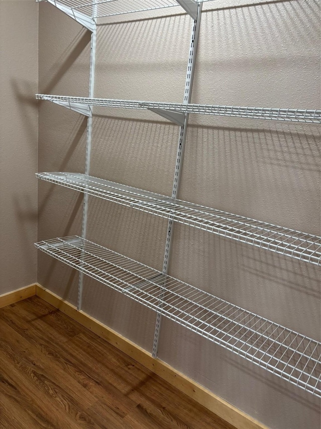 view of storage area
