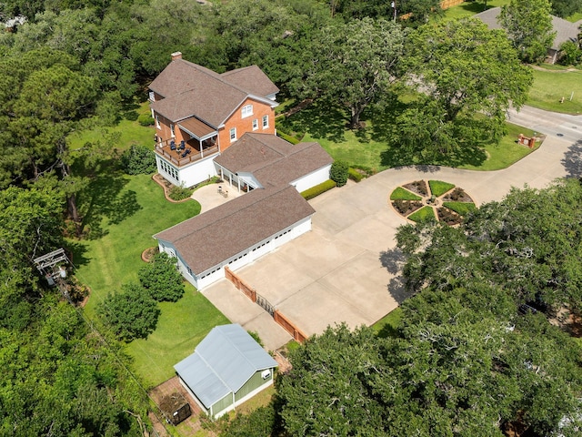 aerial view