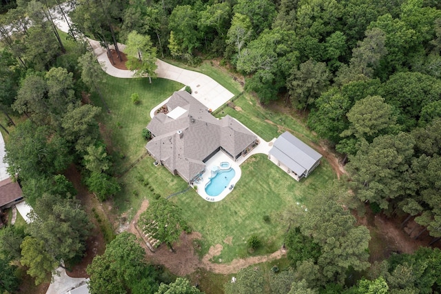 drone / aerial view