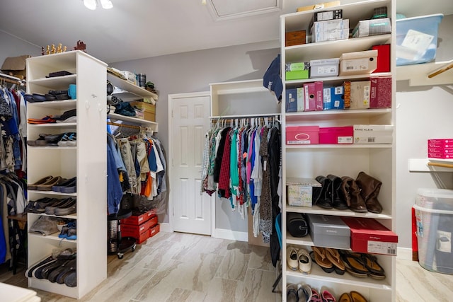 view of spacious closet