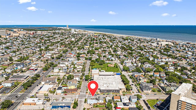 1101 Moody Ave, Galveston, TX 77550 - bird's eye view with a water view