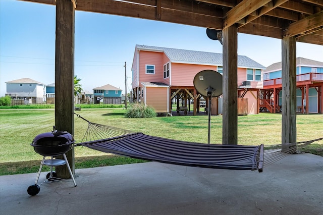 138 Verdia Dr, Crystal Beach, TX 77650 - view of patio / terrace with grilling area