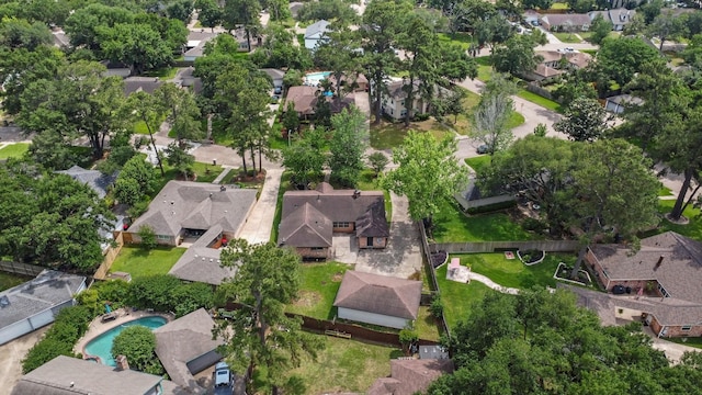 birds eye view of property featuring a residential view