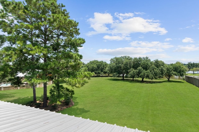 11008 Hillside Dr, Willis, TX 77318 - view of yard with fence