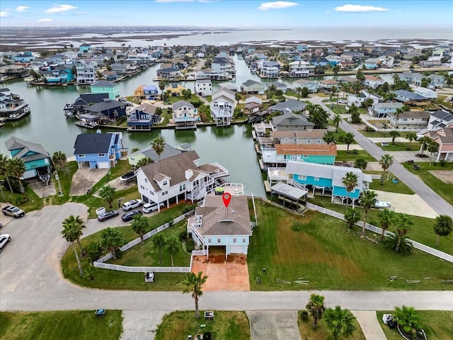 4311 Spanish Main, Jamaica Beach, TX 77554 - drone / aerial view featuring a residential view and a water view