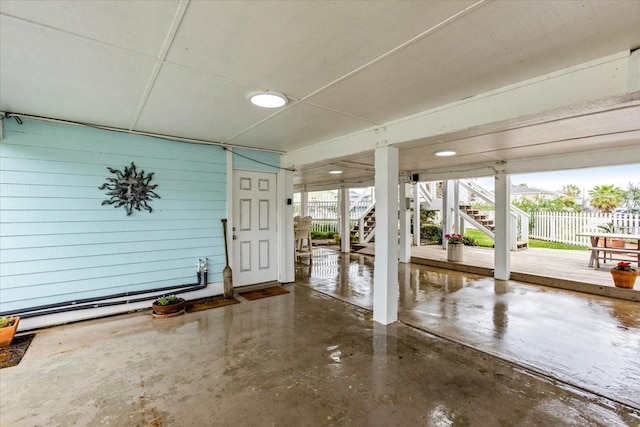 4311 Spanish Main, Jamaica Beach, TX 77554 - exterior space with fence