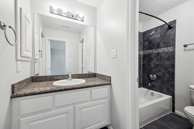 1339 Ella Pl, Houston, TX 77008 - full bath with vanity, bathtub / shower combination, and tile patterned flooring