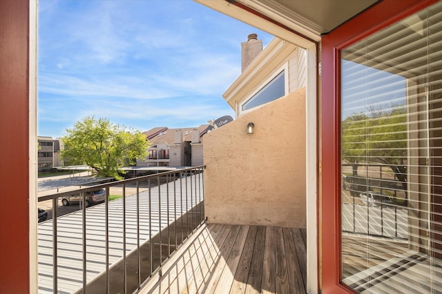 10855 Meadowglen Ln Unit 1030, Houston, TX 77042 - balcony with a residential view