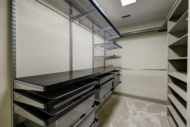 4856 Post Oak Timber Dr, Houston, TX 77056 - walk in closet featuring carpet and visible vents
