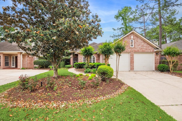 16610 Shadow Path Dr, Houston, TX 77059 - view of front of home with brick siding, driveway, and an attached garage