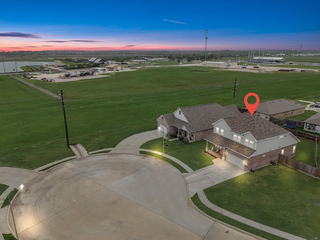 drone / aerial view