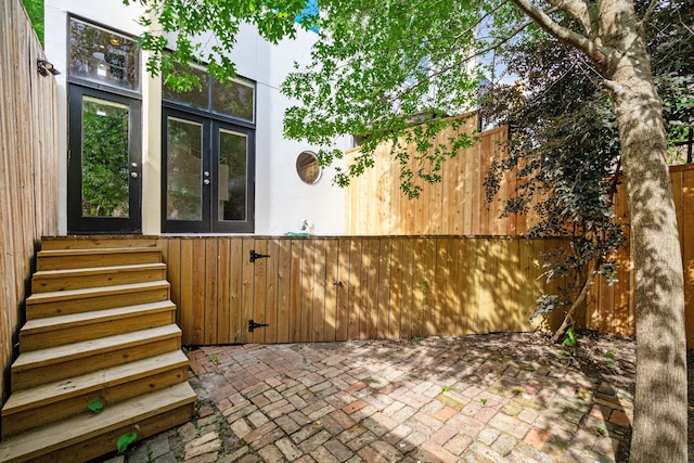 view of patio / terrace with entry steps