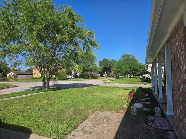 view of yard