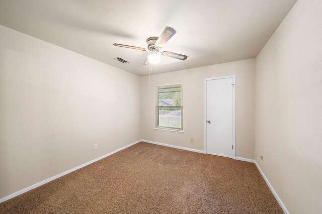 5471 Birdwood Rd, Houston, TX 77096 - carpeted empty room featuring ceiling fan and baseboards
