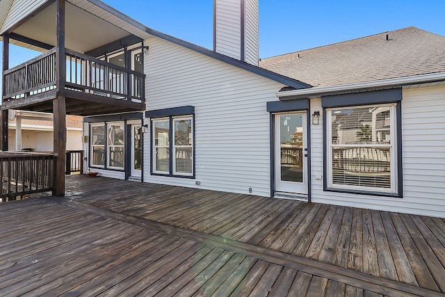 view of deck