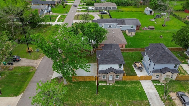 9003 Hilda St, Houston, TX 77033 - aerial perspective of suburban area