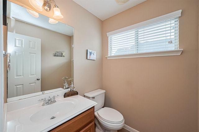 1839 Pembrook Cir, Conroe, TX 77301 - bathroom featuring vanity and toilet