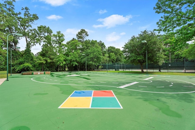 1619 Julia Park Dr, Spring, TX 77386 - view of sport court featuring community basketball court and view of scattered trees