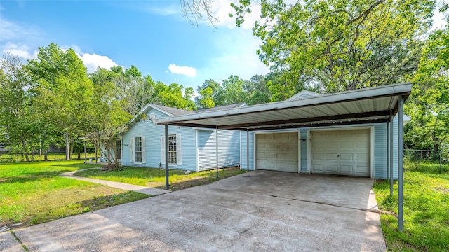 20983 Westgrove Ln, Porter, TX 77365 - ranch-style home featuring a garage and a front lawn