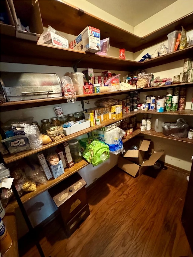 view of storage