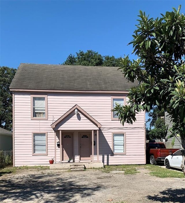 view of colonial home
