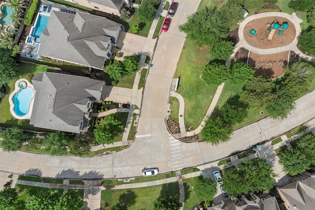 27803 Indigo Pointe Ln, Katy, TX 77494 - aerial view of property and surrounding area featuring a pool area
