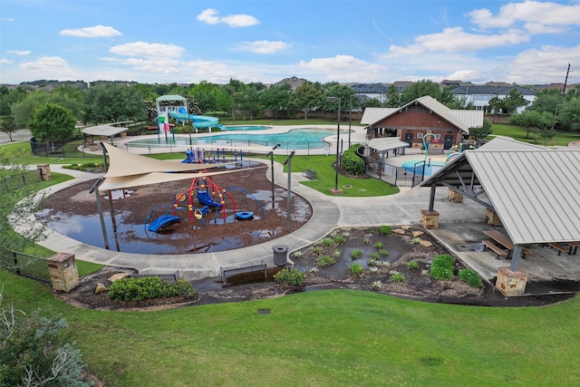 27803 Indigo Pointe Ln, Katy, TX 77494 - view of property's community featuring a swimming pool