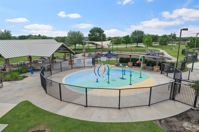 27803 Indigo Pointe Ln, Katy, TX 77494 - view of pool with a gazebo