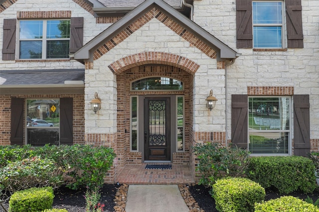 27803 Indigo Pointe Ln, Katy, TX 77494 - entrance to property featuring stone siding and brick siding
